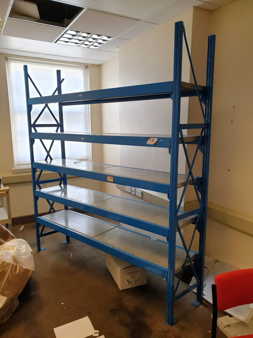 1 bay boltless multi shelf storage racking, 200x45...