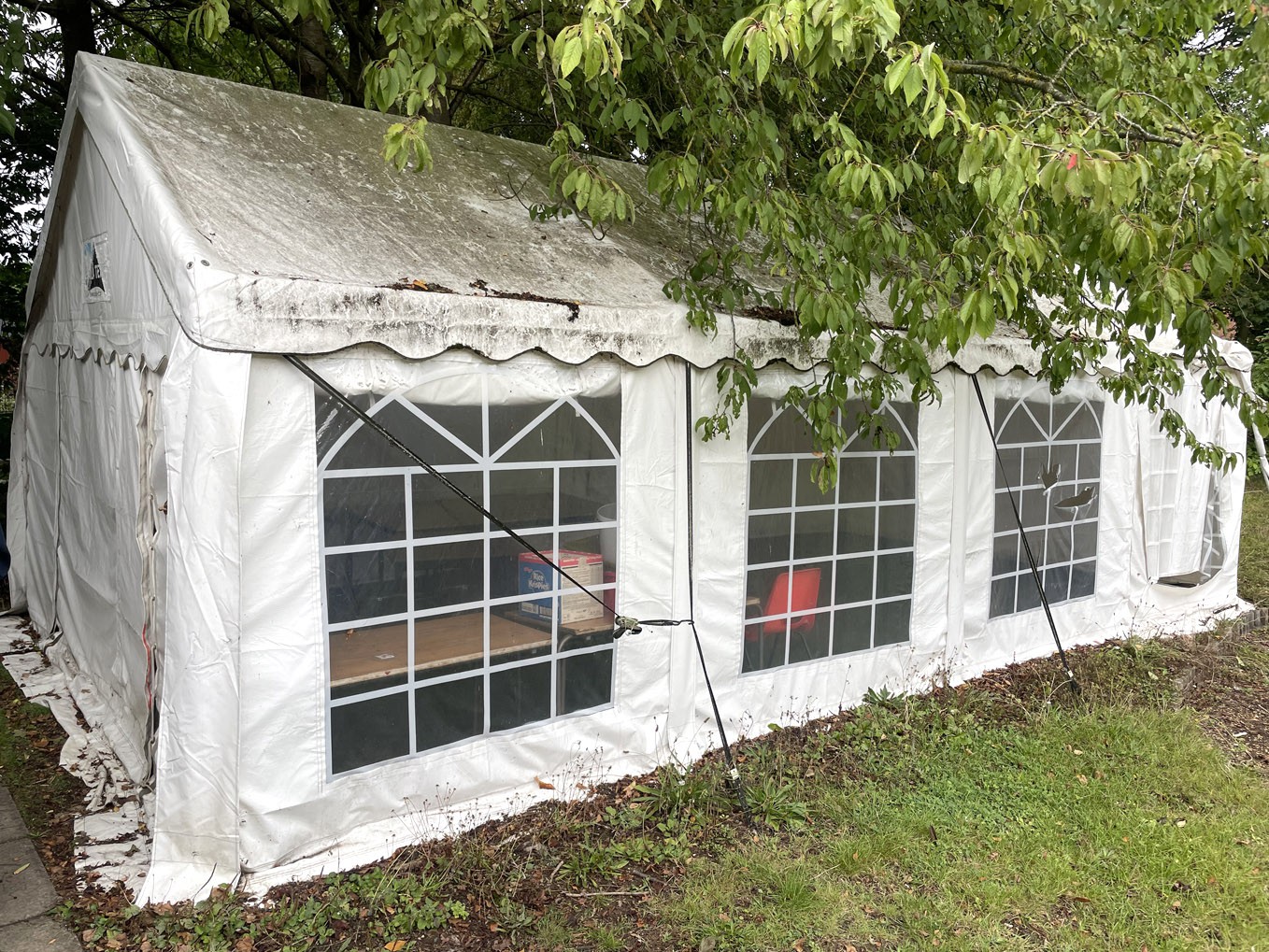 Gala Tent 8m x 4m approx temporary tent, sectional...