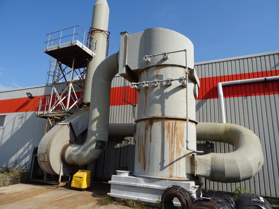 Durafak APMG Ltd fibre glass coated acid fume scru...