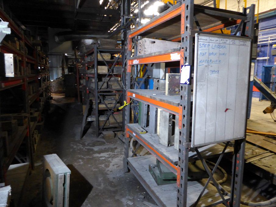 3 bays heavy duty 700mm wide boltless racking, 215...