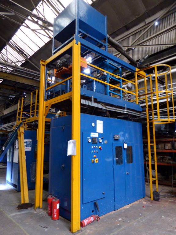 Eurocor 2515 coldbox core belter with hopper & sie...