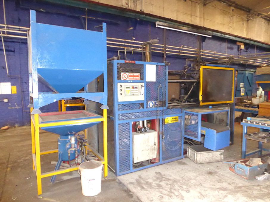 Omega M15B1AC 400 hot box core machine with Mec co...
