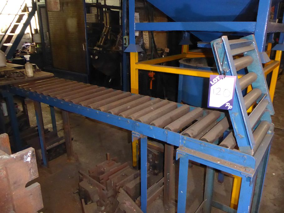 Qty roller conveyor, 11,500mm long approx.