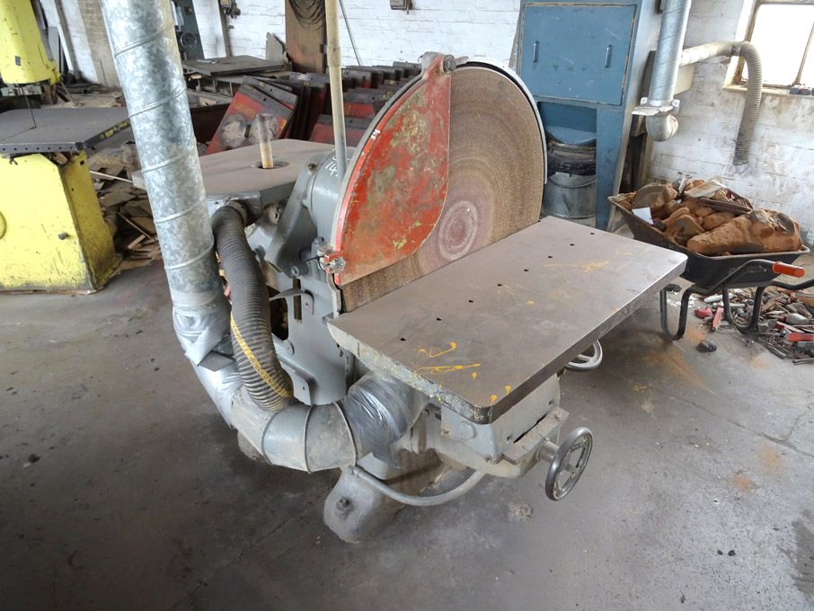 Wadkin 36" dia disc & bobbin sander (delayed colle...