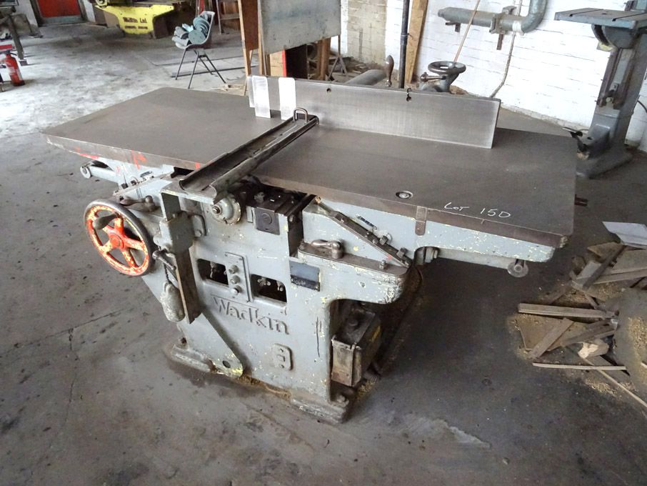 Wadkin planer, 700mm blade, 1850x710mm table appro...