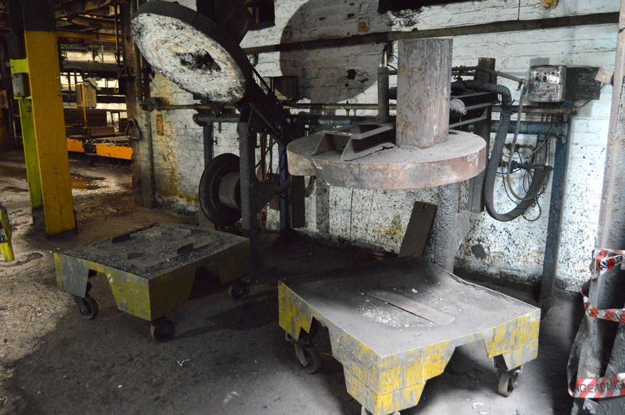 Saflame gas fired ladle warming / pre heat station...