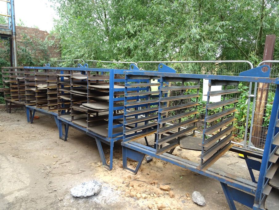 4x slingable metal cooling racks, 1940x1270x1680mm...