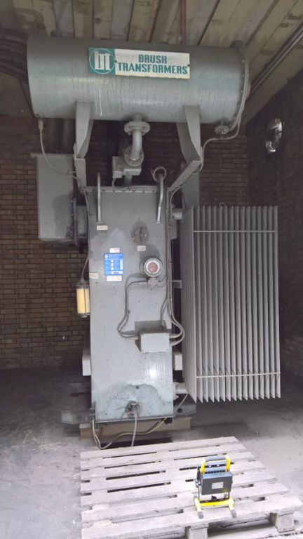 Brush 2810kva transformer, 11,000v, 50Hz (recon 19...