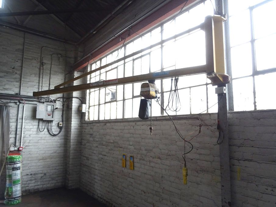 Pegasus 250kg SWL girder mounted swing jib, 10ft a...