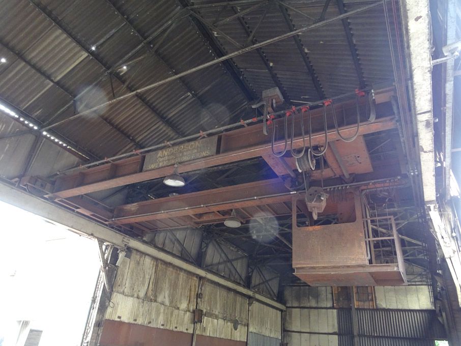 Anderson 5 ton overhead crane, 12m approx span
(C...