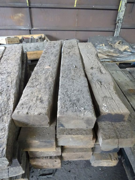 15x wooden sleepers, 6ft x 10" on pallet