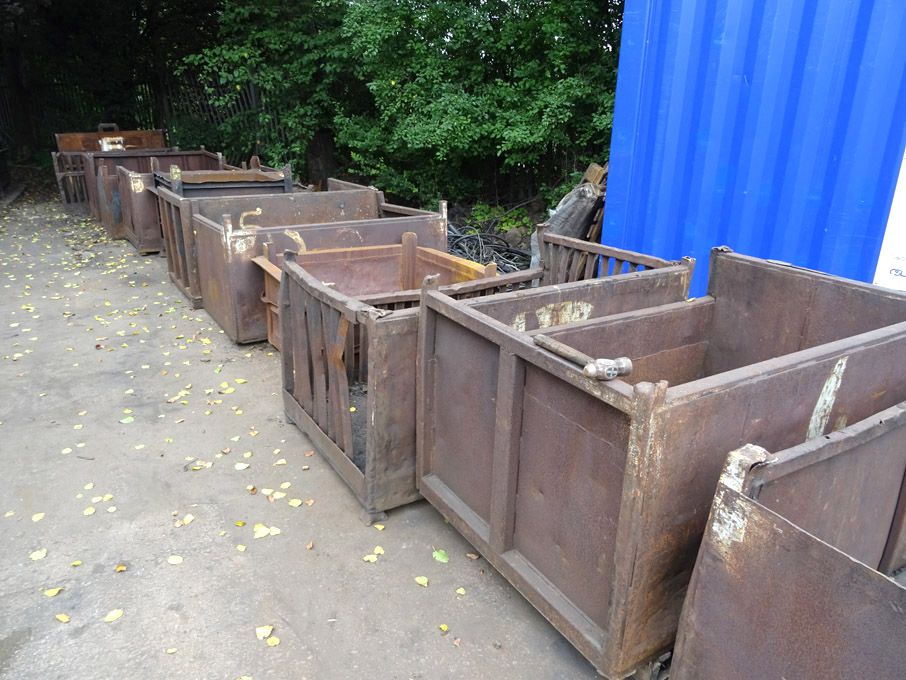 12x various size metal forkable forging stillages