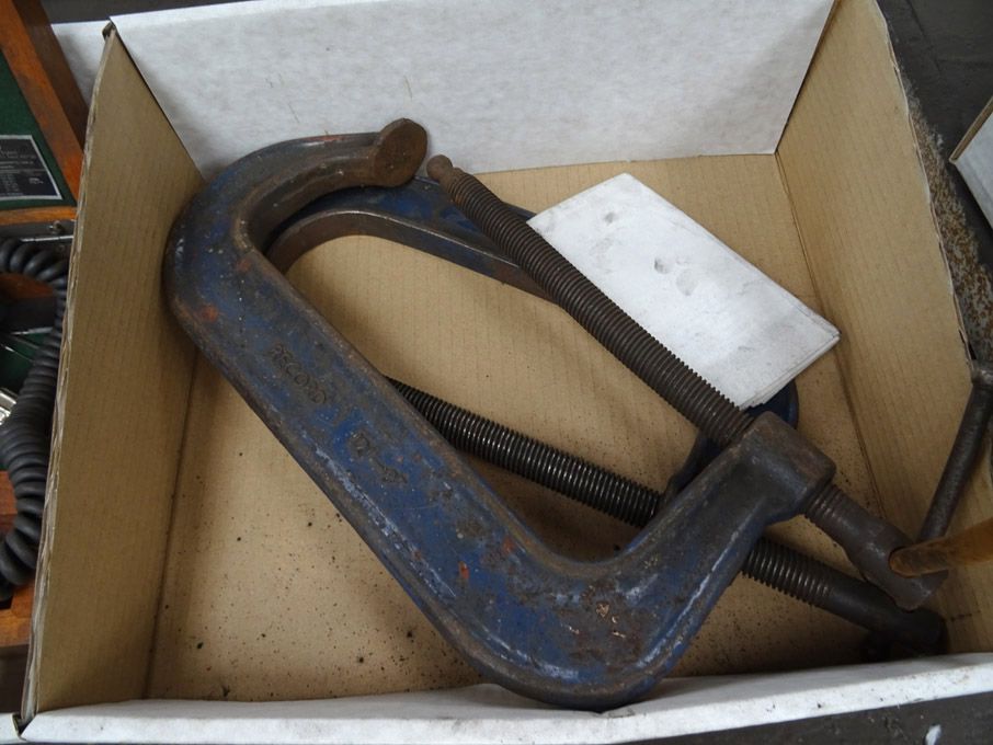 2x Record 121-8" metal 'G' clamps