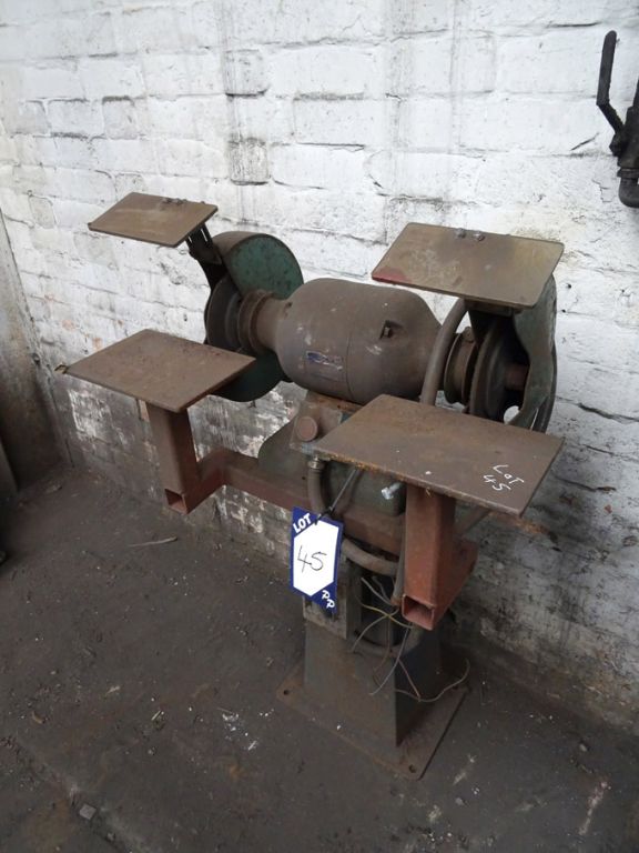 8" double ended pedestal grinder