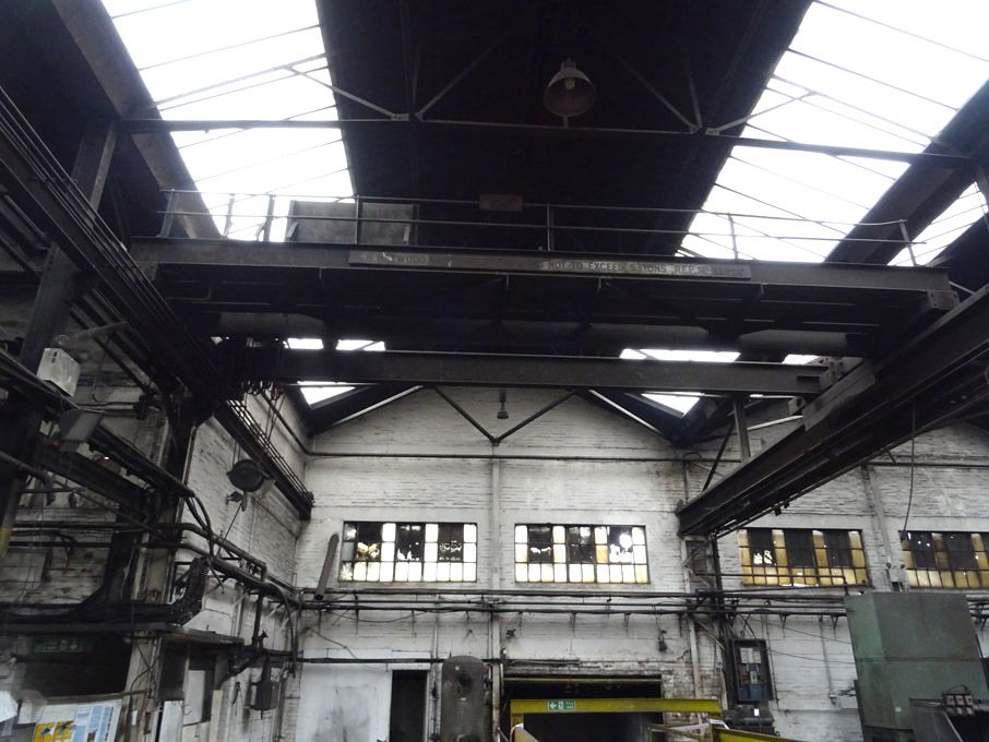 S H Haywood 5 ton overhead crane, pendant control,...
