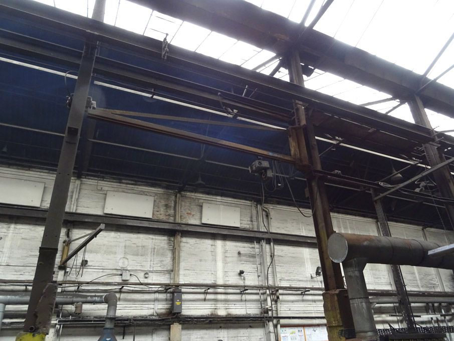250kg SWL swing jib with Stahl ST05 hoist, 3500mm...