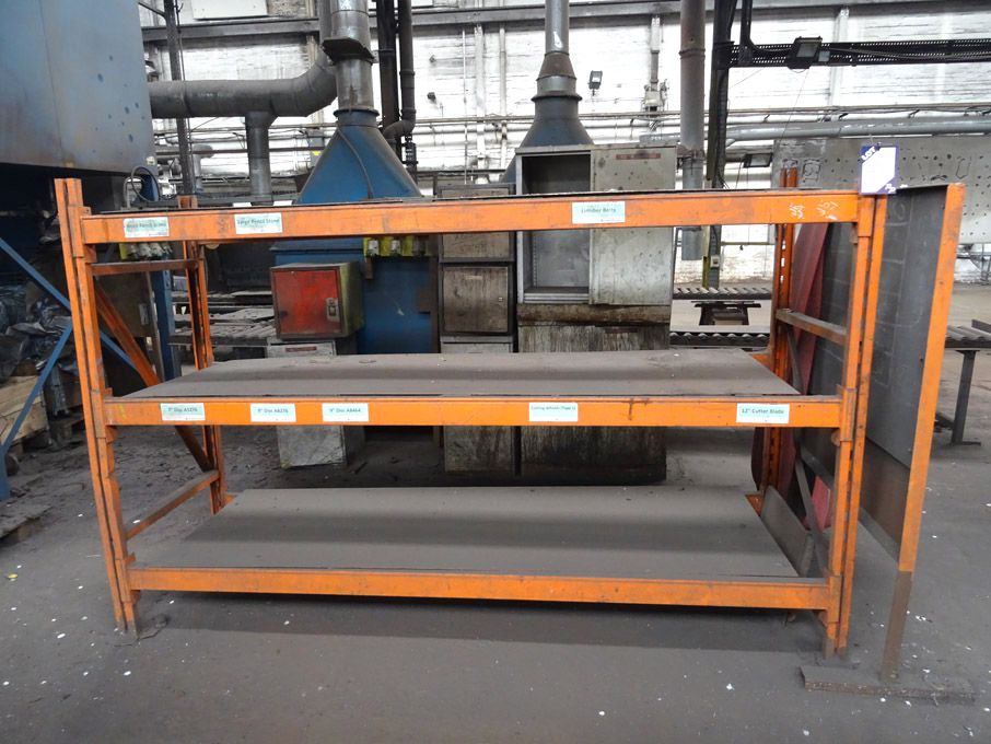1 bay 900mm wide heavy duty boltless racking, 3 sh...