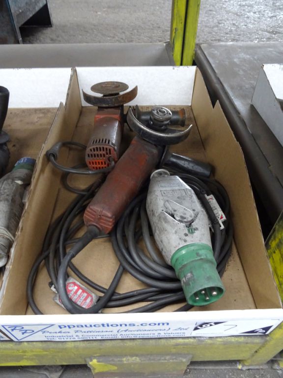 2x Fein small angle grinders (1 with Nolta rotary...