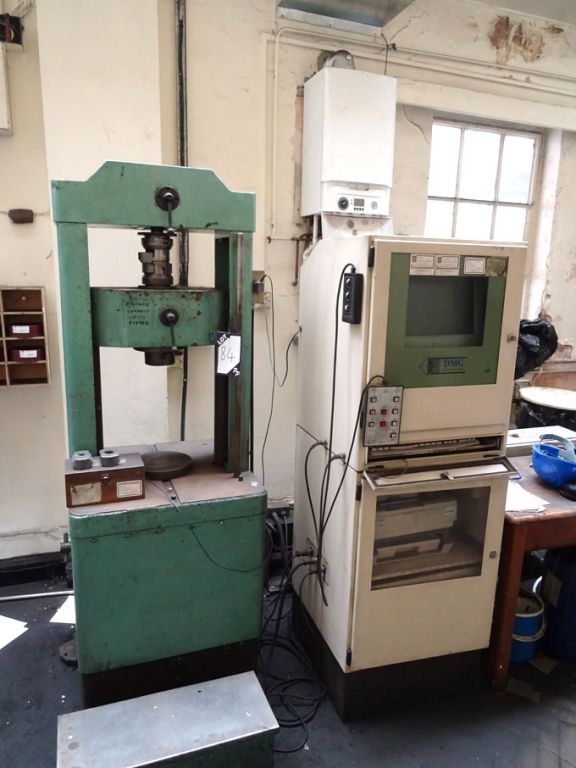 DMG Dennison tensile tester, 250kN capacity, remot...
