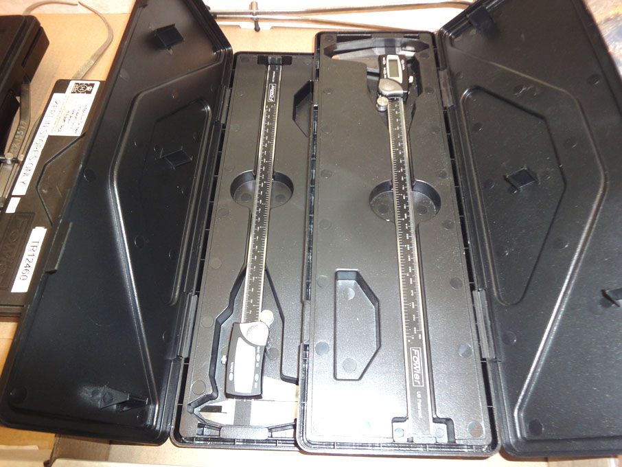 3x Fowler 300mm digital vernier calipers in cases