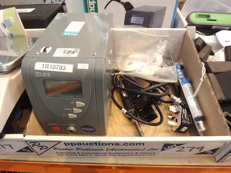 Maplin ZD-916 digital soldering station with equip...