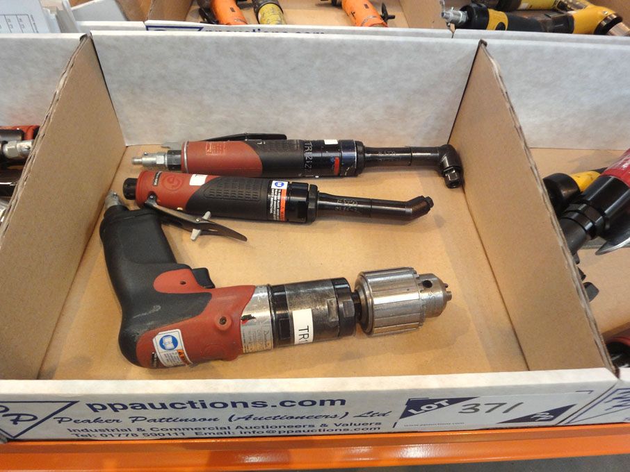 3x Desoutter pneumatic hand tools