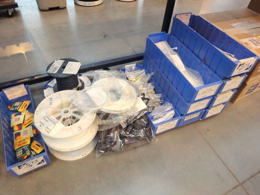 Qty cable ties, adjustable ties, tubing, welding r...