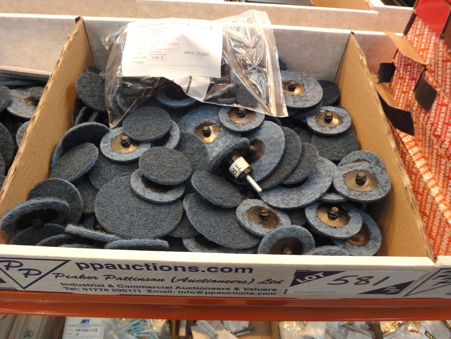 Qty various face conditioning discs to 75mm (unuse...