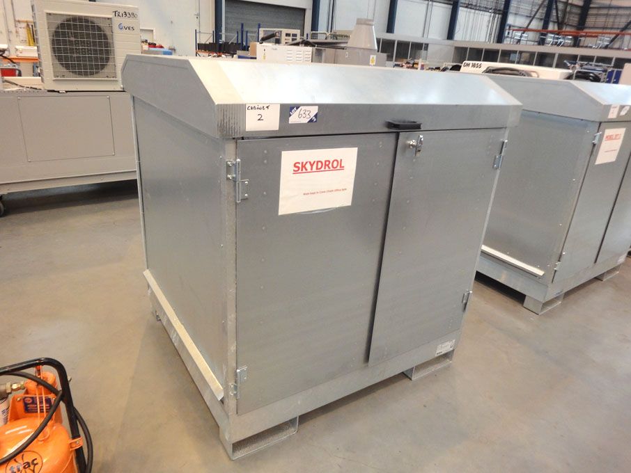Denios 4P2-S-VV forkable oil drum store inc: drip...