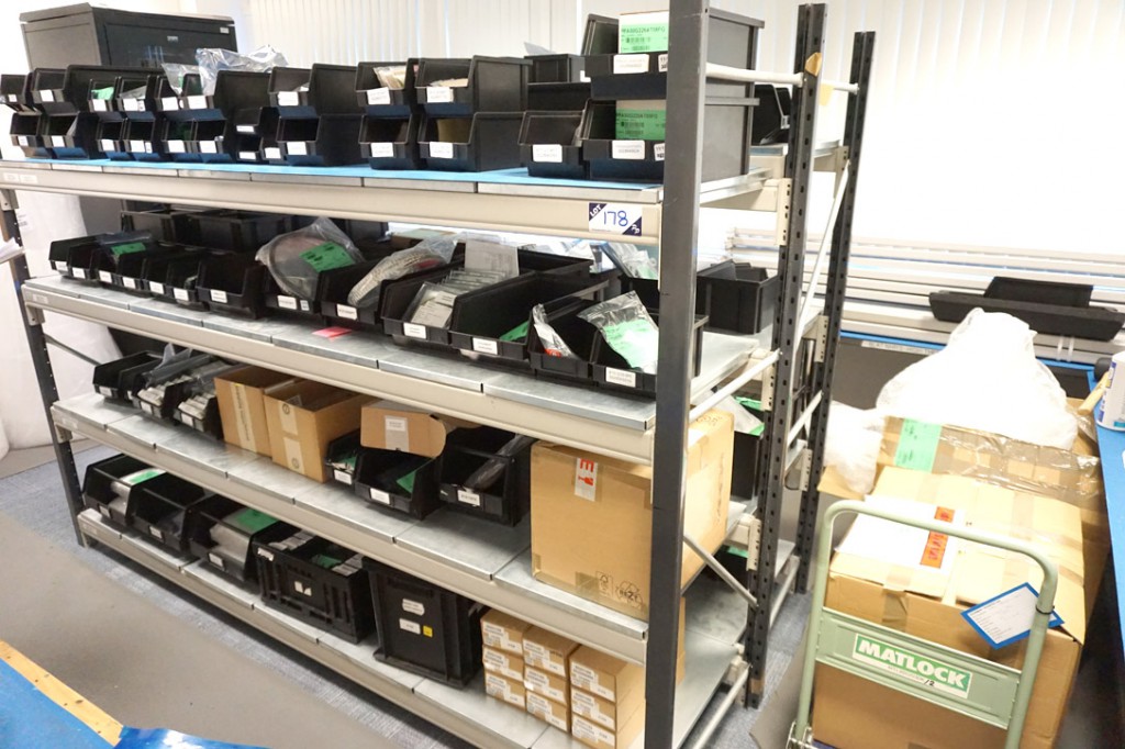2x bays light duty boltless storage racking, 2400x...