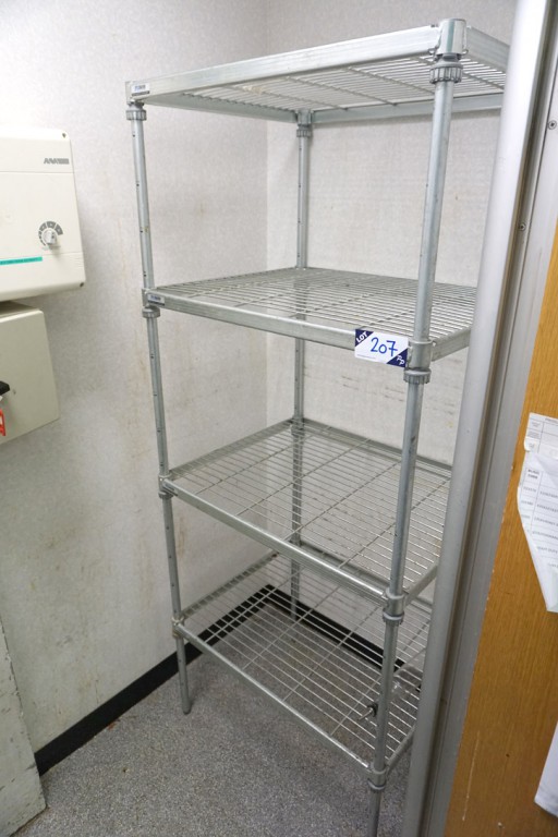 2x Craven stainless steel catering racks, shelf si...