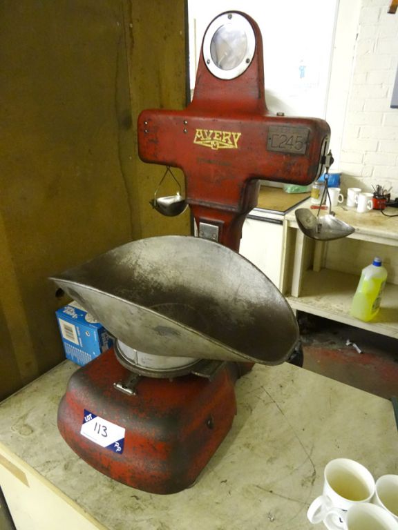 Avery balance scales, 40lb capacity