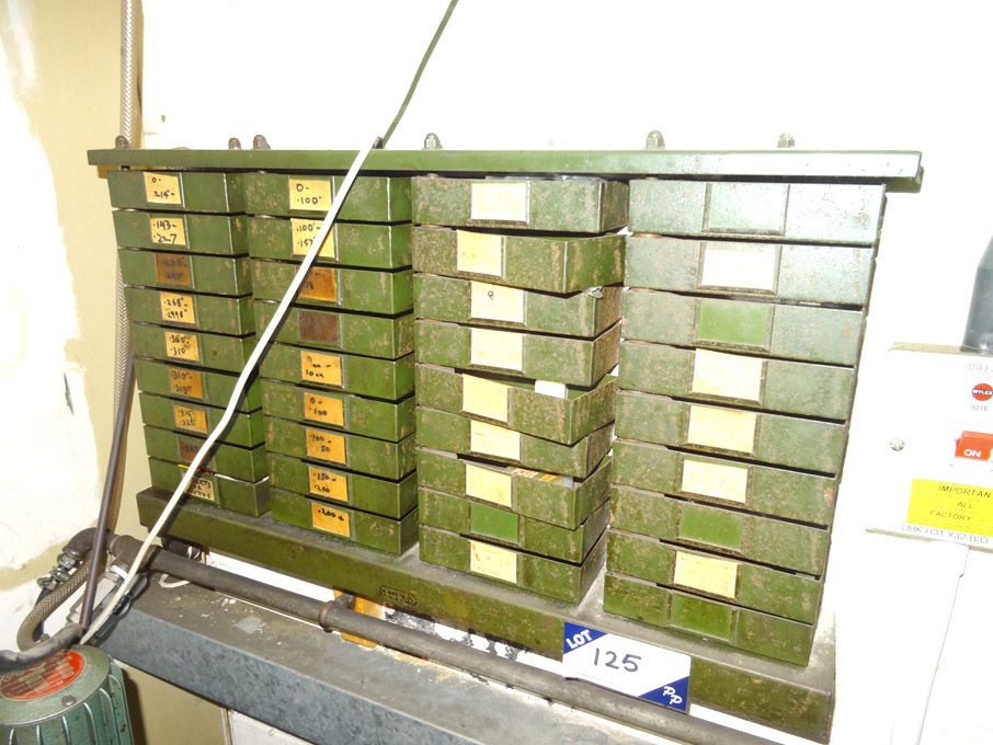Multi compartment storage unit with contents inc:...