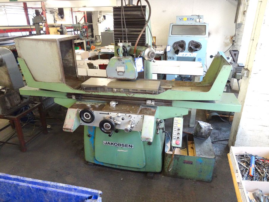Jakobsen SJ16 surface grinder, coolant, 32x10" mag...