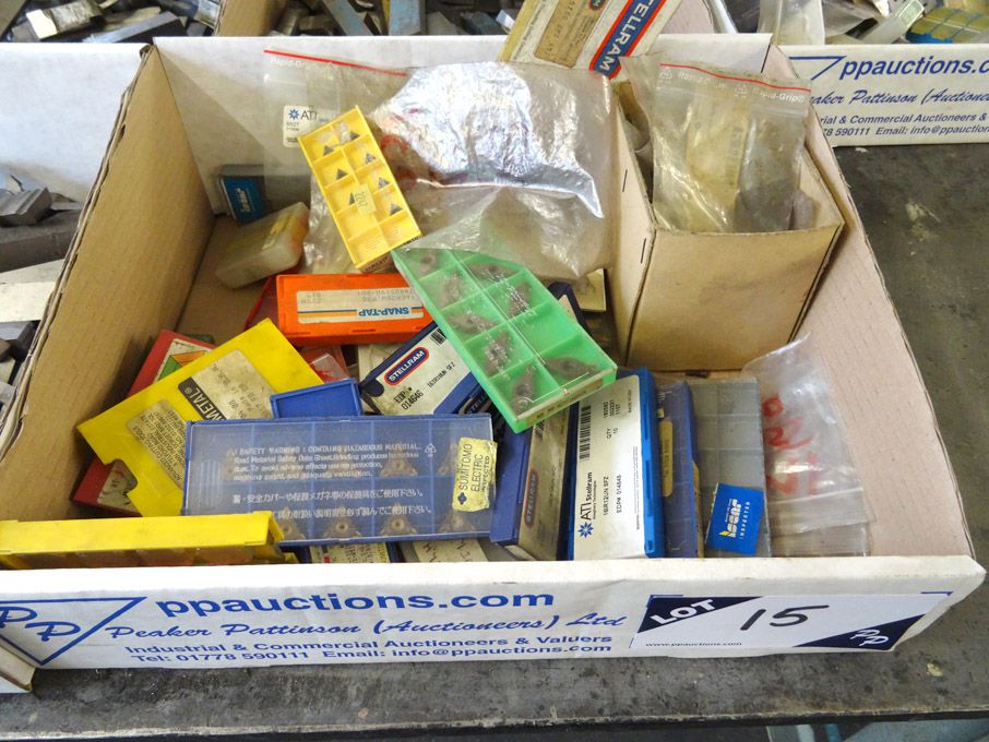Qty various Kennametal, Sumitomo, Snap-Tap etc tur...