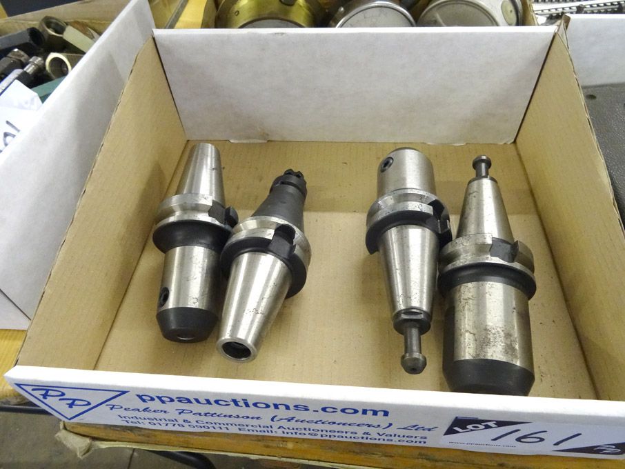 4x various int 40 taper tool holders