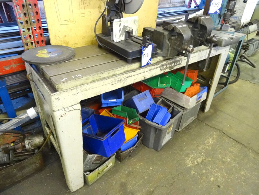 Progress 68x20" CI 'T' slotted drill base