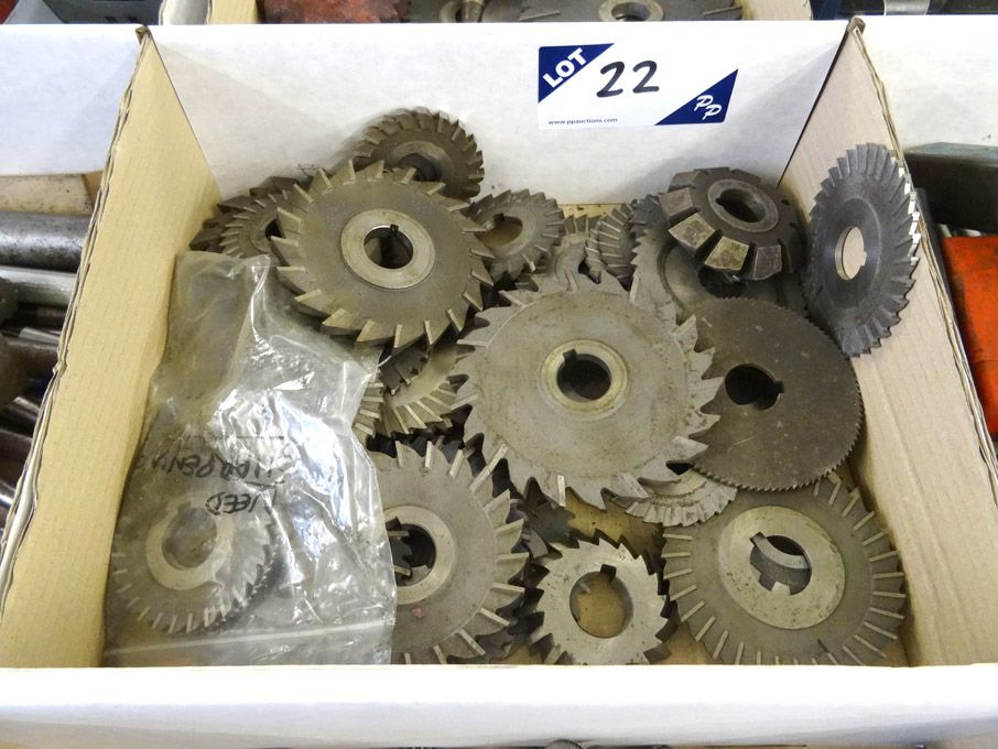 Qty various HSS side & face milling cutters to 120...