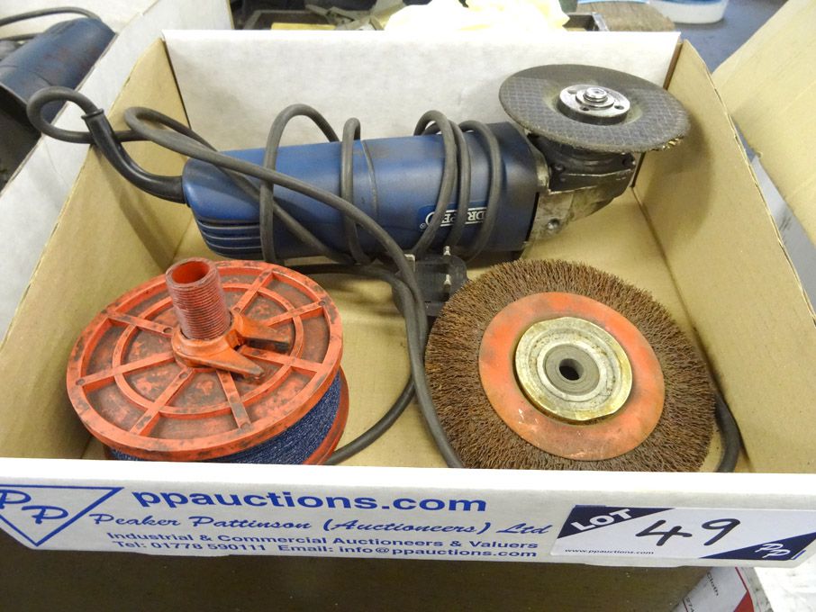 Draper PT9115 6" angle grinder, 240v