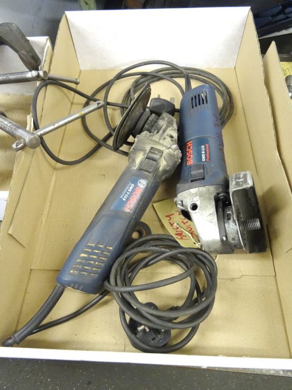 Bosch GWS7-115 angle grinder & Bosch GWS8-115 angl...