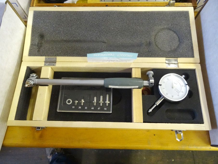 Dial bore gauge, 35 - 50mm in wooden box