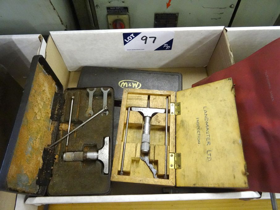 Qty various Moore & Wright, Draper telescopic gaug...