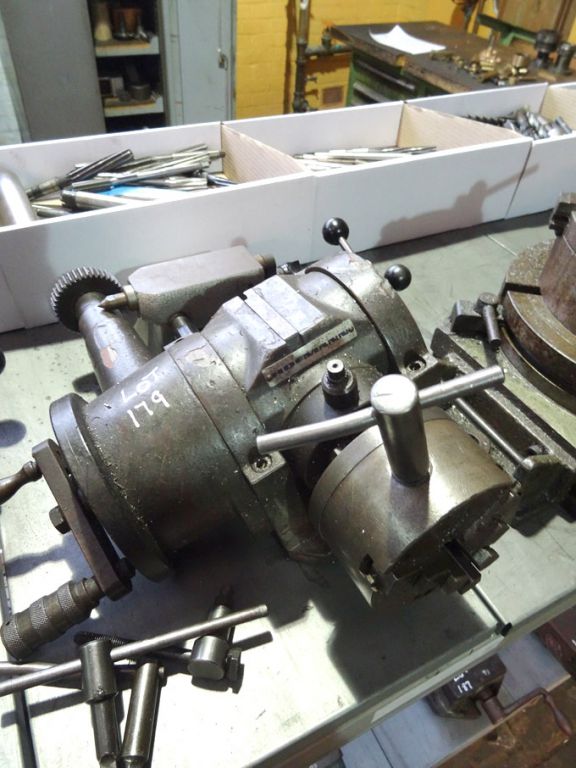 Hofmann 4" dividing head with tailstock