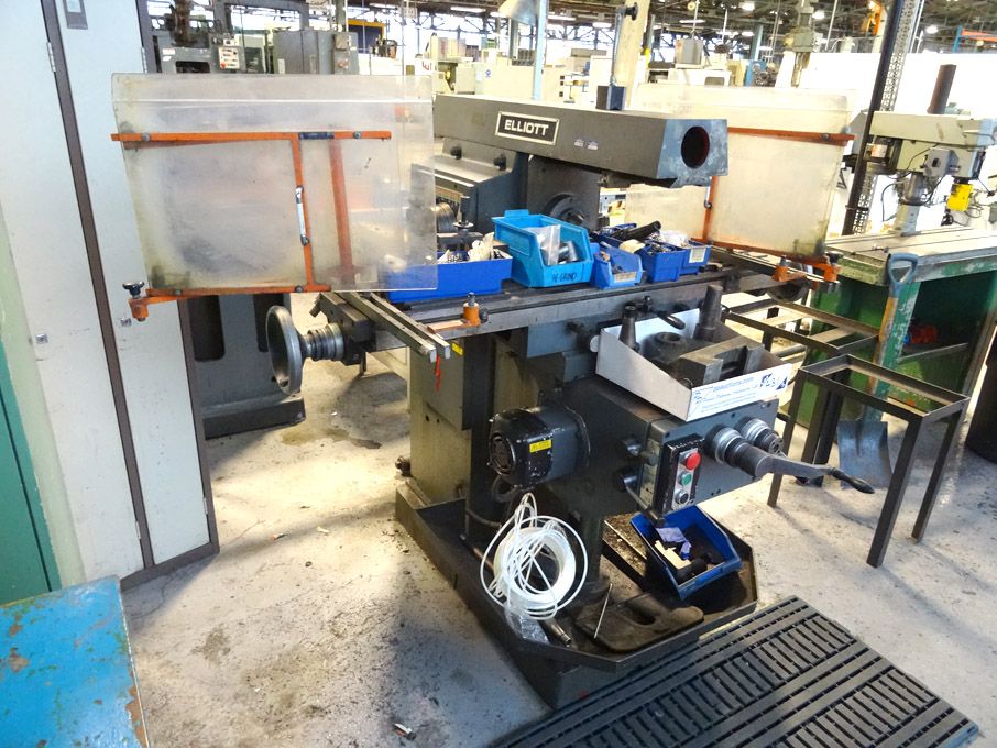 Elliot horizontal milling machine, 1280x270mm tabl...