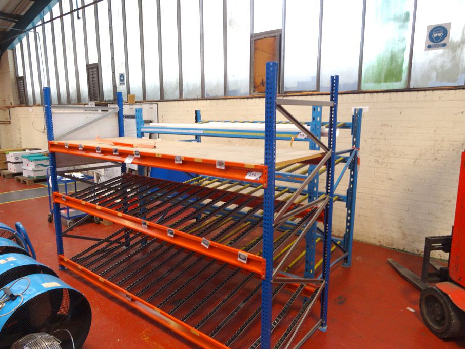2 bays light duty roller storage racking