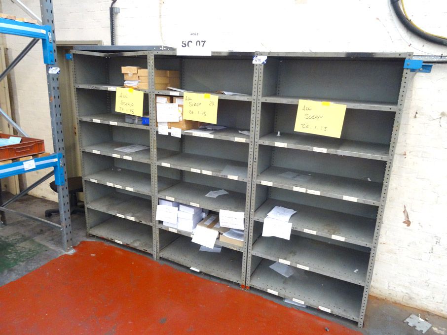 5 bays light duty storage shelving, multishelf, 90...