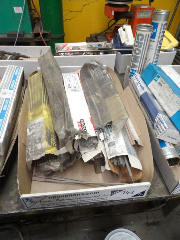 Qty various Murex, Intercord etc welding rods