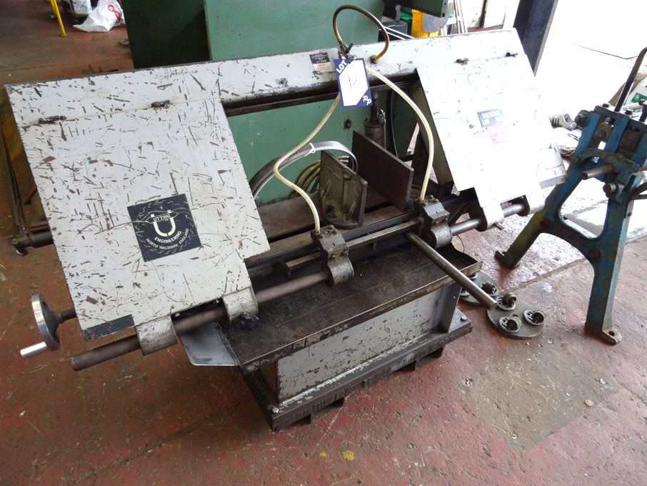 Utting Engineering UB305 horizontal bandsaw, 10" c...