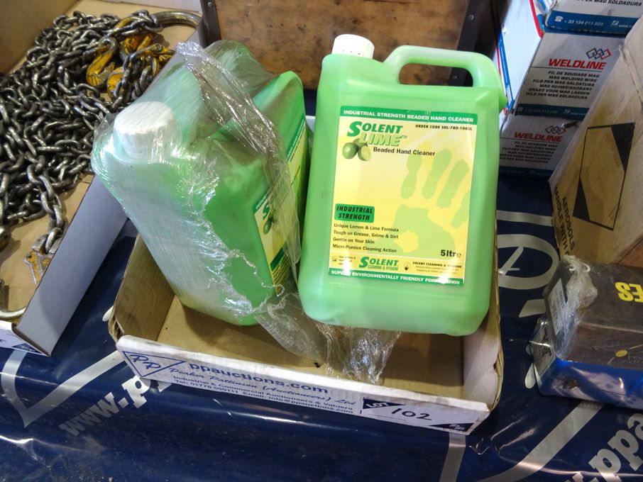 2x Solent Lime 5ltr beaded hand cleaner (unused)