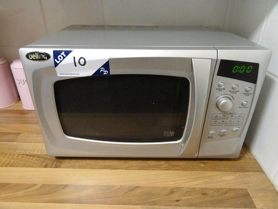 Belling silver 800W microwave oven
